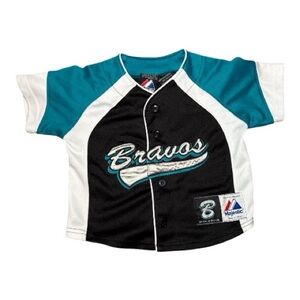 Majestic Bravos de Margarita Venezuela Kids Baseball Jersey 2T